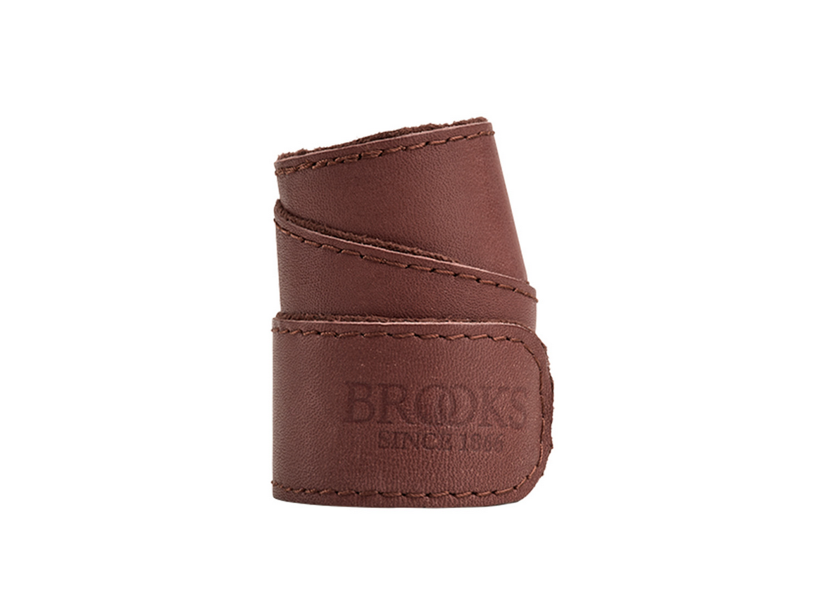 Brooks Trousers Straps Hosenband Leather a. brown