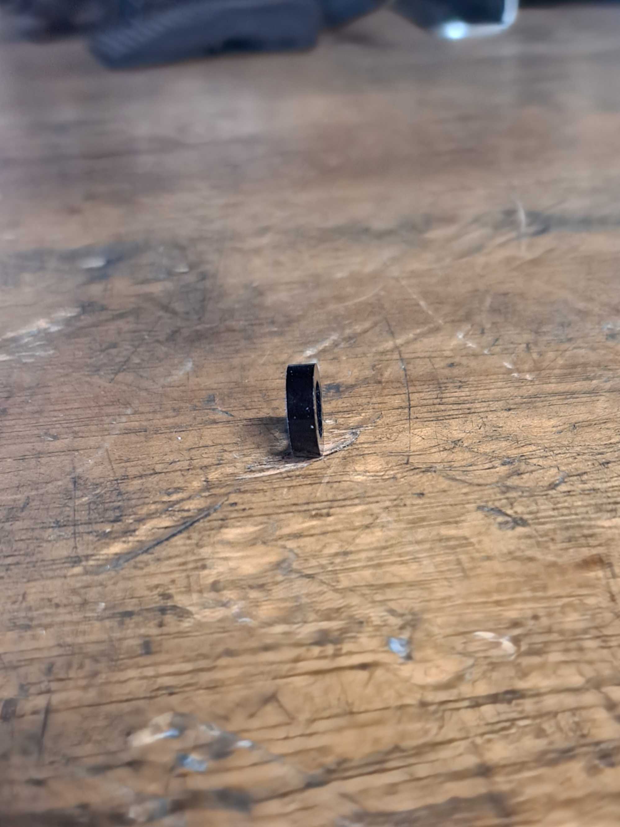 Abstandshalter Aluminium für z. Bsp. R&M Frontgepäckträger 6,2 mm Bohrung