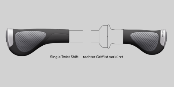 Ergon GP1 Evo Single Twist Shift Lenkergriffe