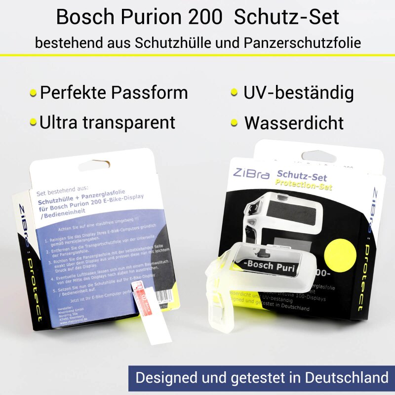 ZiBra Schutz-Set für Bosch Purion 200