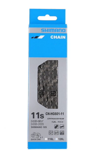 Shimano Kette CNHG601-11 11-fach 126 Glieder silber