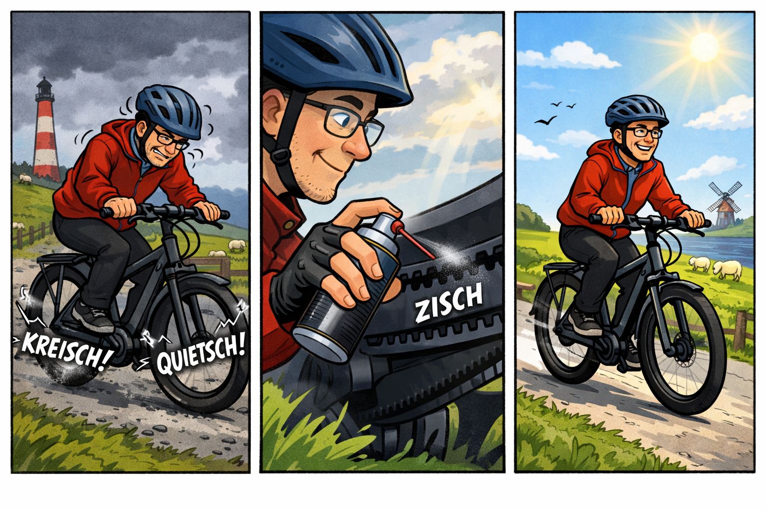 Tunap Sports Ketten- und Riemenbürste Grunge