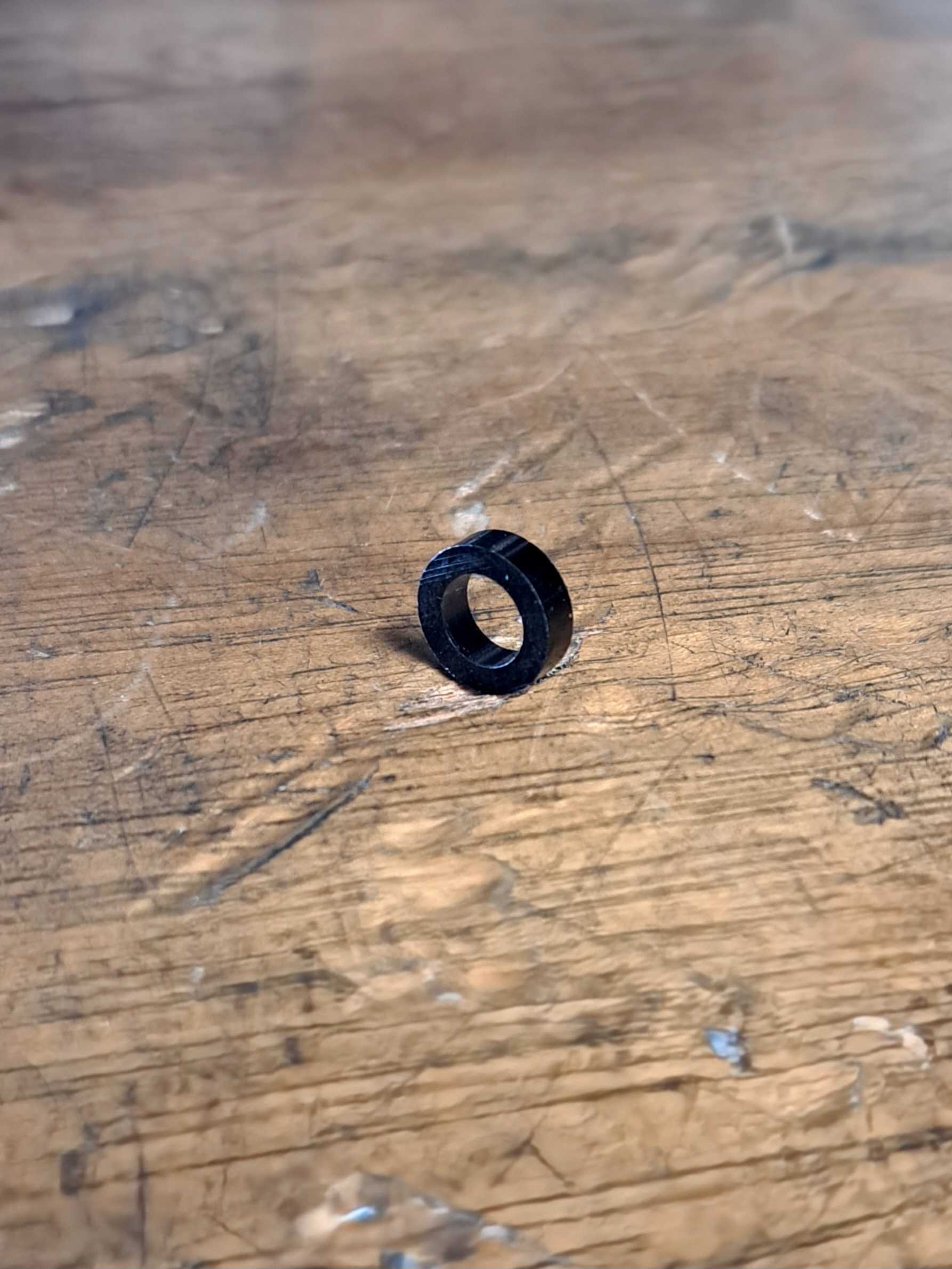 Abstandshalter Aluminium für z. Bsp. R&M Frontgepäckträger 6,2 mm Bohrung