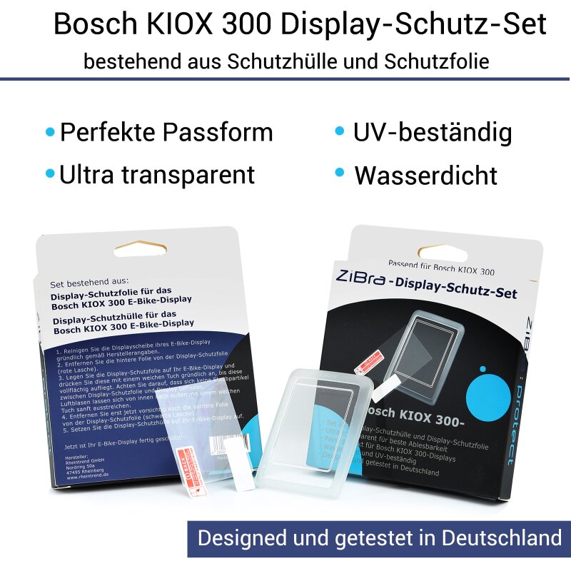 ZiBra Schutz-Set für Bosch Kiox 300