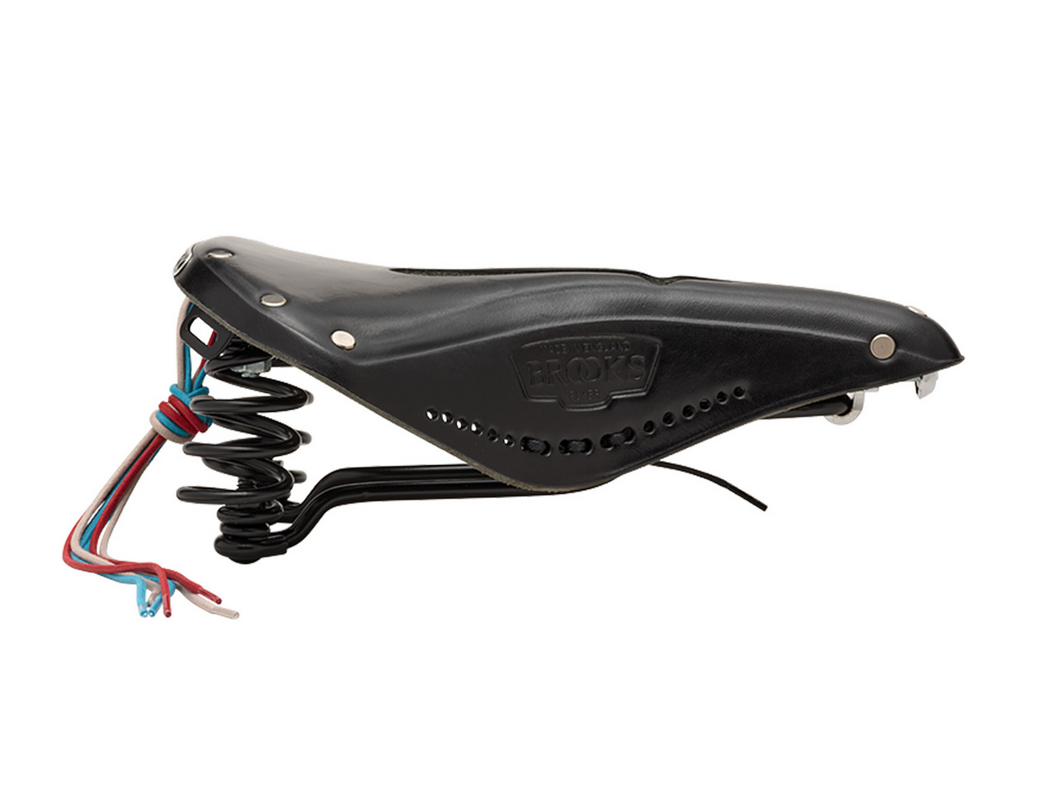 Brooks Ledersattel Flyer Carved Black