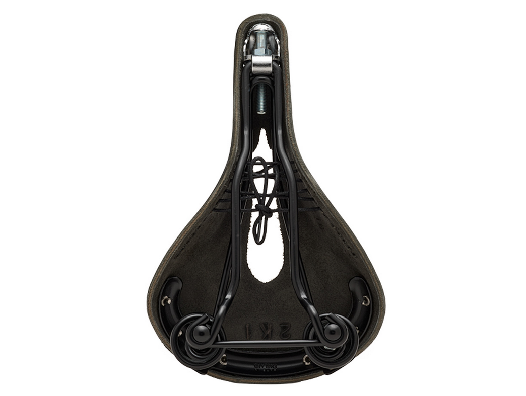 Brooks Ledersattel Flyer Carved Black