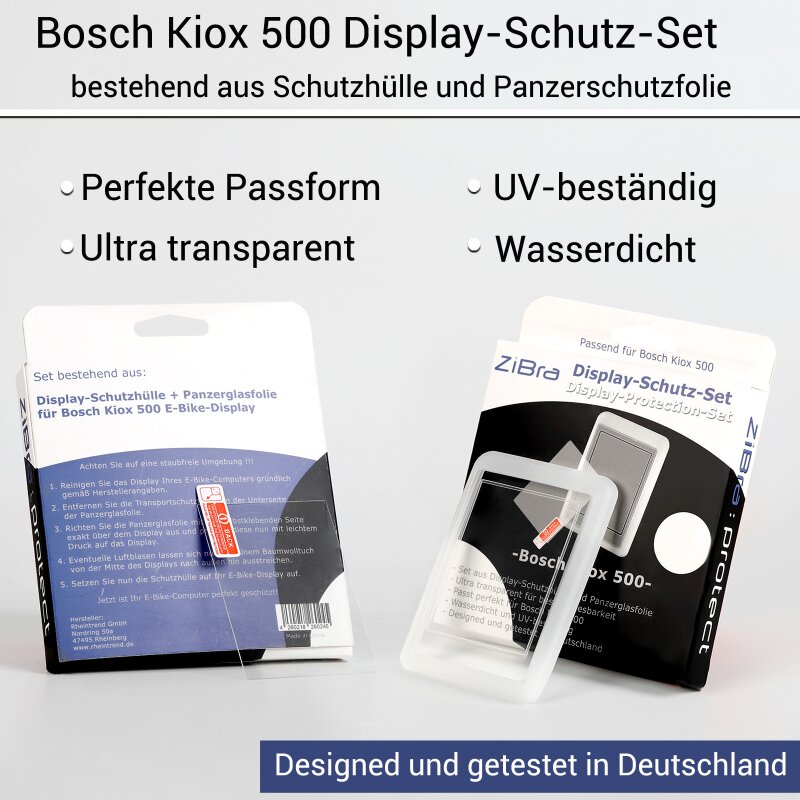 ZiBra Schutz-Set für Bosch Kiox 500