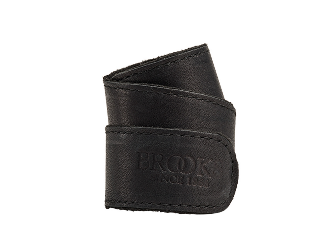 Brooks Trousers Straps Hosenband Leather black