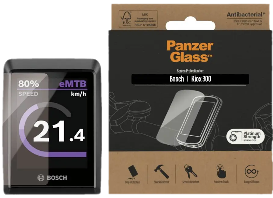 Panzer Glass Screen Protection für Bosch Kiox 300 Display